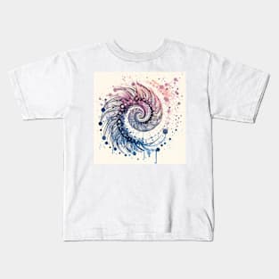 Psychedelic looking abstract illustration  of circles Kids T-Shirt
